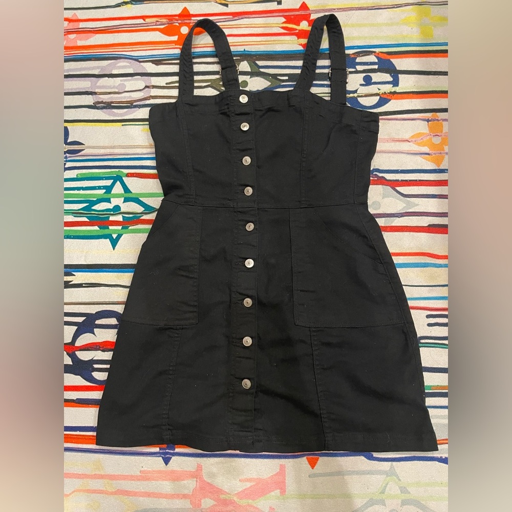 H&M Black Denim Buttondown